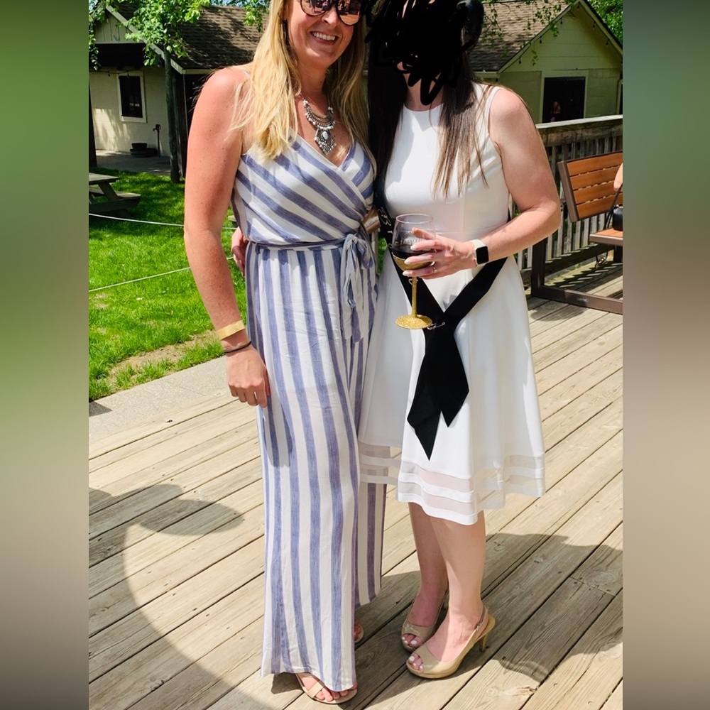 Striped jumpsuit - Picture 1 of 6